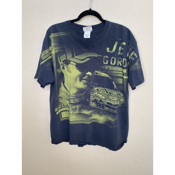Jeff Gordon NASCAR Chase Authentics Graphic T-Shirt Size XL Black No 24 Hendrick - Picture 2 of 7